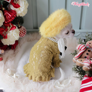 Wooflink My Romance Turtleneck in Mustard