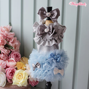 Wooflink Candyfloss Dress in Gray