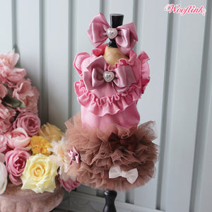 Wooflink Candyfloss Dress in Pink
