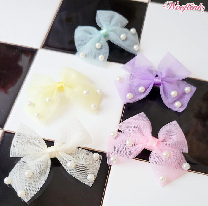 Wooflink Romantic Summer Hair Bow in Many Colors