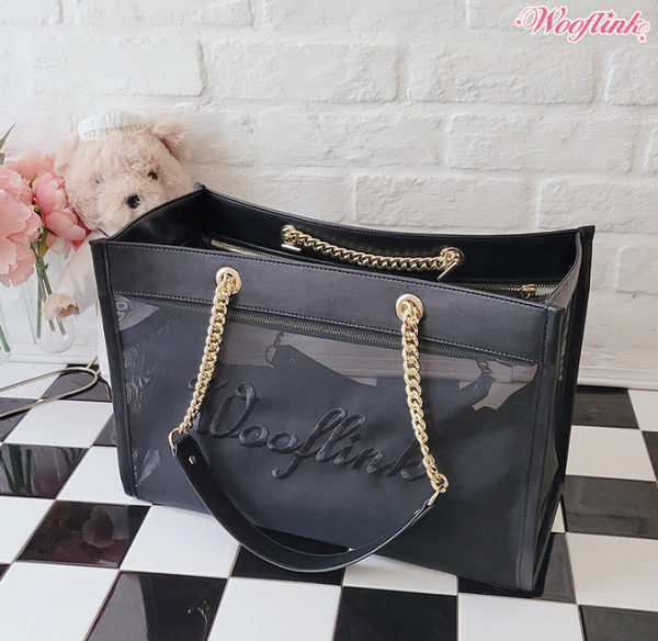 Wooflink Holy Chic Bag - Black – Posh Puppy Boutique