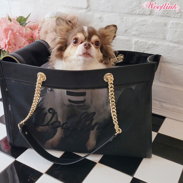 Wooflink Holy Chic Bag - Black – Posh Puppy Boutique