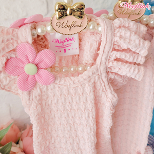 Wooflink Cotton Candy Summer Mini Dress - Pink