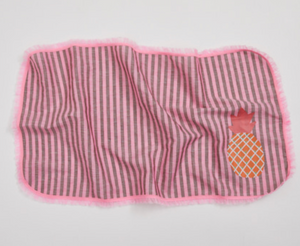 Louis Dog Zingy Blanket in Pink Stripes