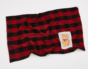 Louis Dog Red Fox Blanket