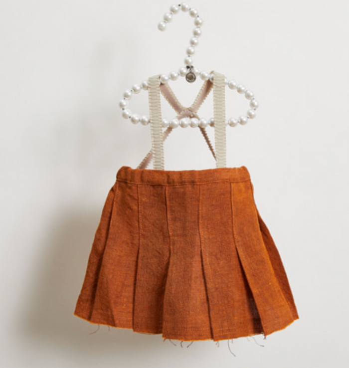 Louis Dog Emily Pleats Skirt - Caramel