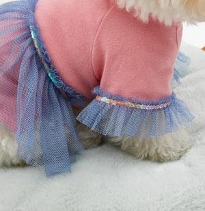 Louis Dog Peach Blossom Dress