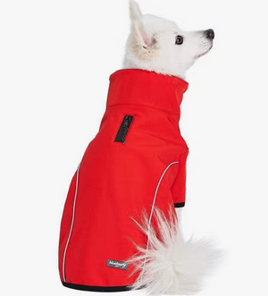 Waterproof Jacket Reflective Softshell Jacket in Red