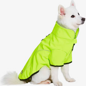 Waterproof Jacket Reflective Softshell Jacket in Neon Yellow
