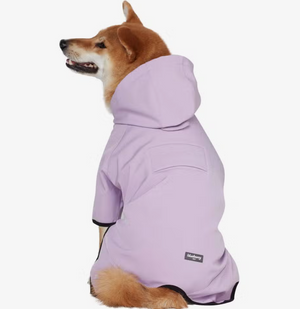 Hooded Softshell Waterproof Jacket in Lilac