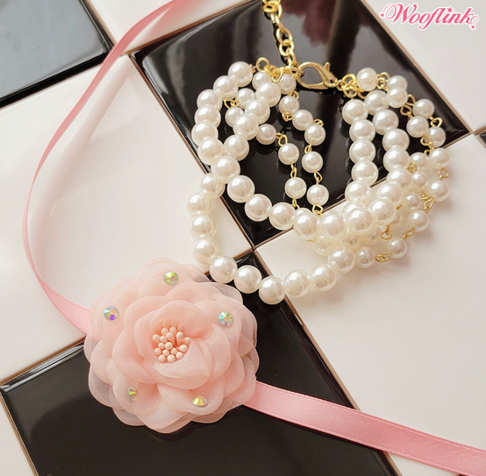 Wooflink Party Season Necklace - Pink