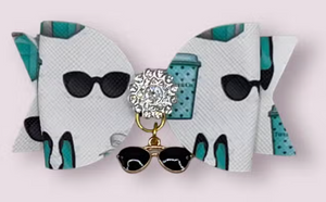 Sunnies, Coffee, and Sniffany Summer Dog Barrette