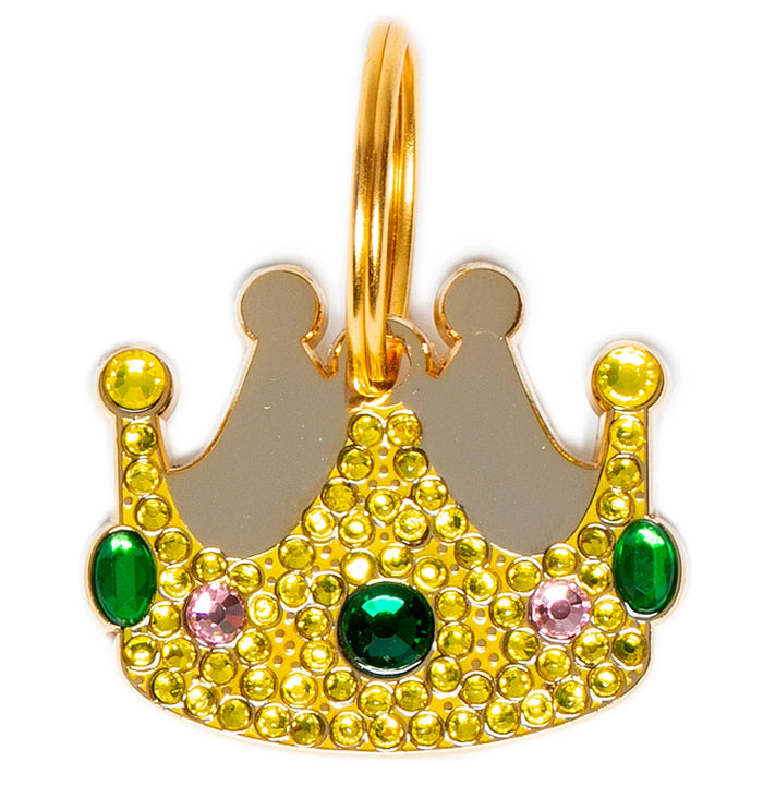 Bling Crown Pet ID Tag