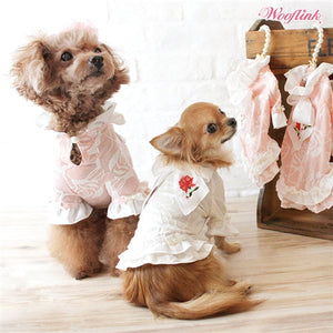Wooflink Marie Mini Dress - Pink - Posh Puppy Boutique