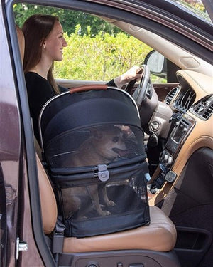 pet gear 360 carrier Pet Gear Black View 360 Pet Carrier