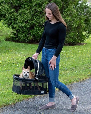 pet gear 360 carrier Pet Gear Black View 360 Pet Carrier
