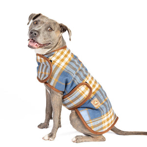 Western Plaid Blanket Dog Coat