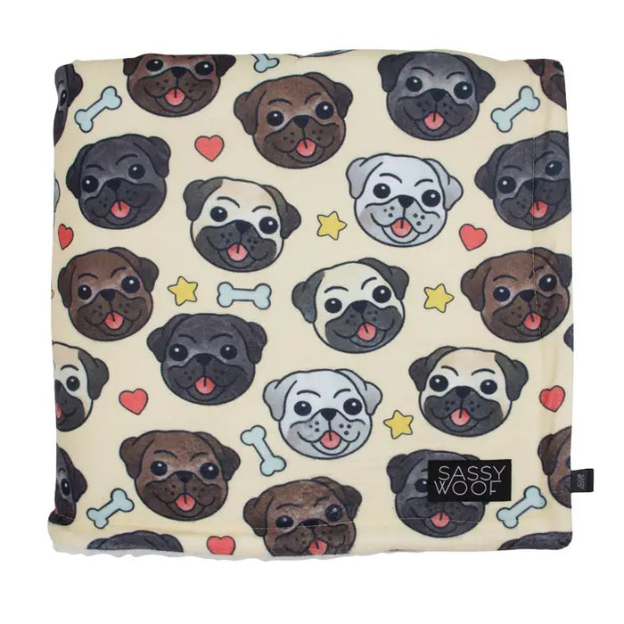 Dog Blanket - It's a Pugs Life
