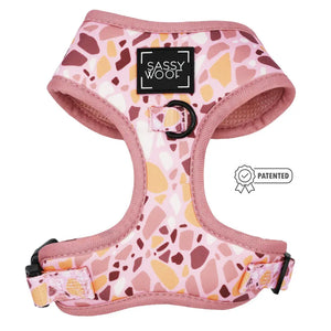 Pink Terrazzo Adjustable Harness