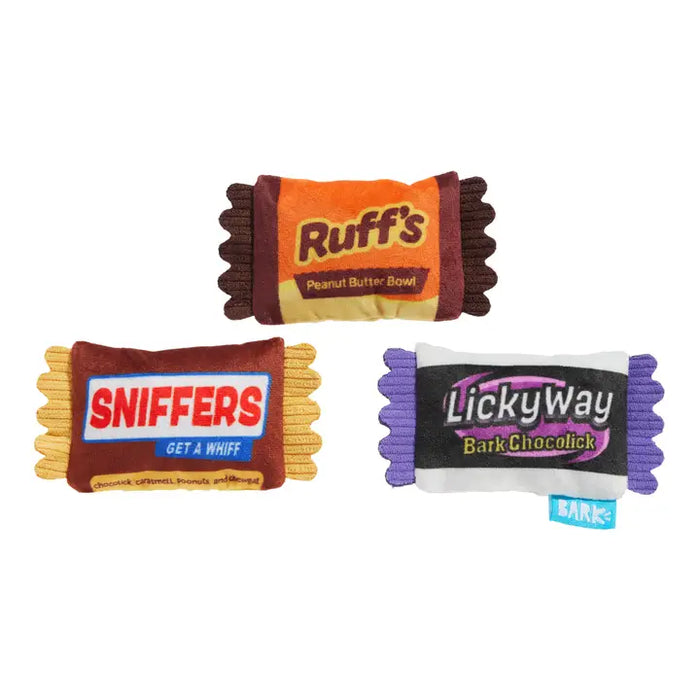 BARK Howl-O-Ween Candy Plush Dog Toy