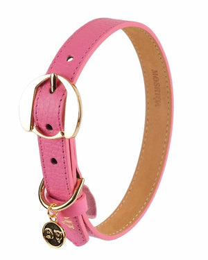 Hachiko Dog Collar in Pink