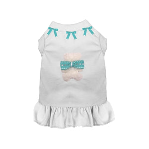 Sniffany Cuddle Bear Bow Dress in 2 Colors