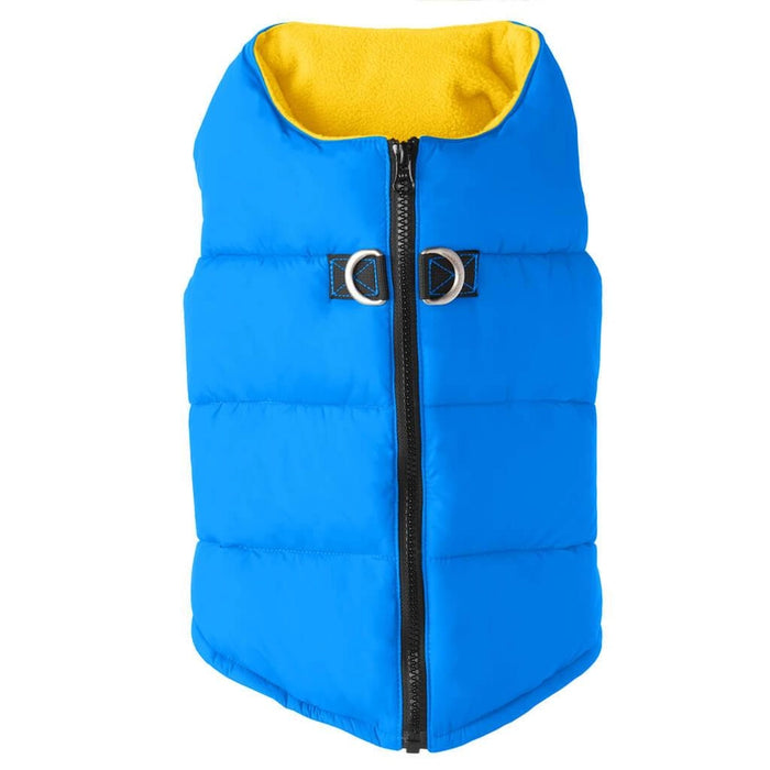 Rain Repellant Padded Vest - Blue