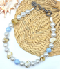 Blue Tide Beaded Collar