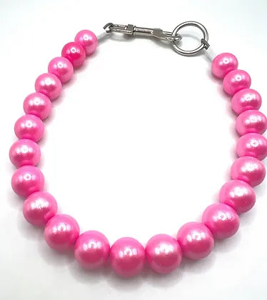 Bubblegum Pink Opal Pet Collar