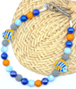 Paw-cific Splash! Beaded Collar