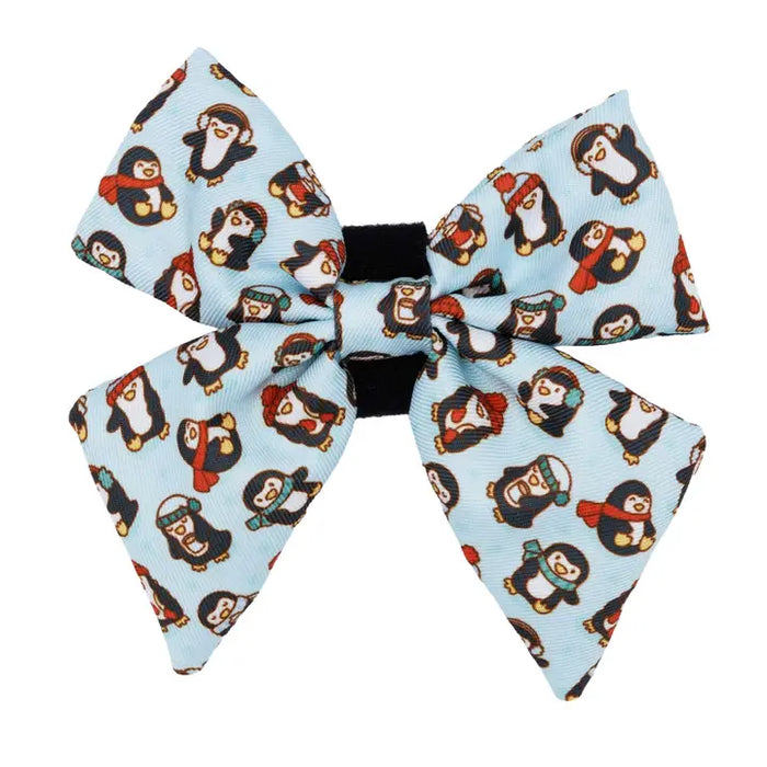 Dog Sailor Bow Collar Slider -Winter Waddleland