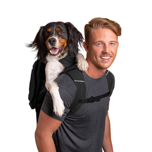 k9 Sport Sack Plus 2 Dog Carrier with Removable Storage in Jet Black
