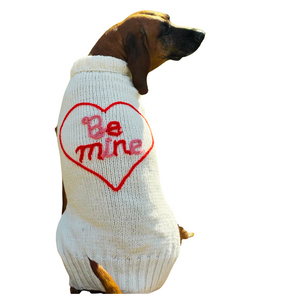 Be Mine Dog Sweater