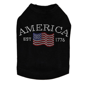 America Rhinestone Tank in Many Colors