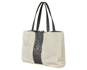 Signature Collection Carrier in Ivory Sheepskin