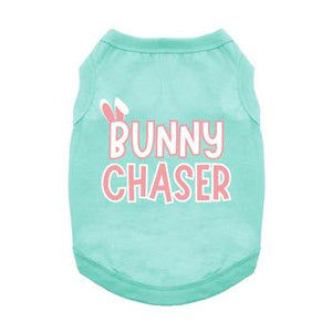 Bunny Chaser Dog Shirt - Teal