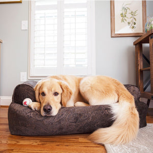 Overstuffed Luxury Dog Sofa - Show Dog Collection in Many Colors