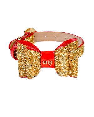 Gold Glam Dog Collar