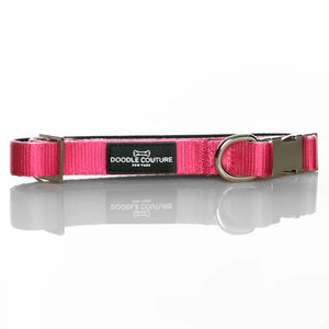 Dog Collar in Bright Pink