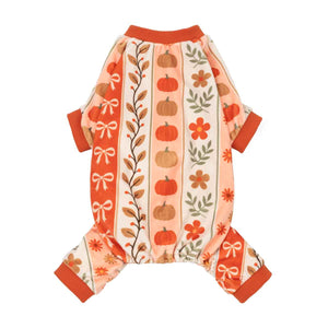 Thanksgiving Pumpkin Flower Dog Pajamas