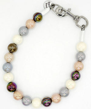 Autumn Acorn Beaded Pet Collar