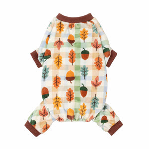 Acorn & Leaves Dog Pajamas