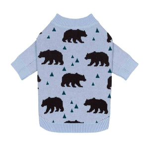 Polar Bear Dog Jacquard Sweater