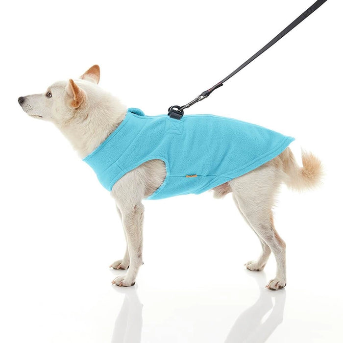 Zip Up Fleece in Turquoise