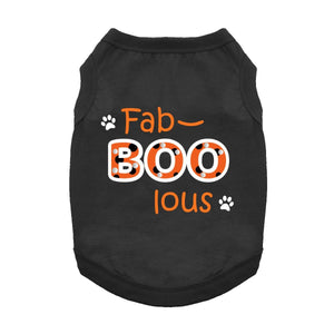 Fab-BOO-lous Dog Shirt