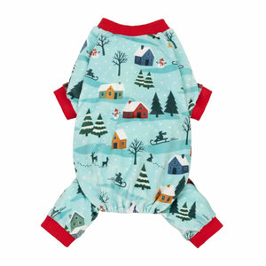 Christmas Village Dog Pajamas