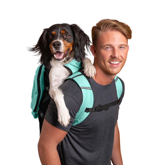 k9 Sport Sack Plus 2 Dog Carrier with Removable Storage in Summer Mint