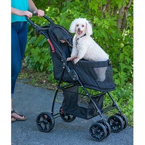 zebra print dog stroller Happy Trails No Zip Lite Strollers- Animal Print