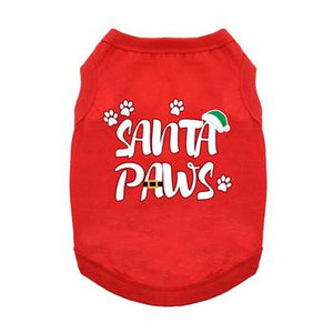 Santa Paws Dog Shirt