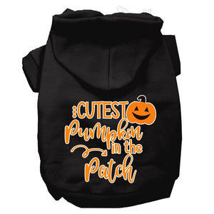 Halloween Pet Hoodie "Cutest Pumpkin In The Patch"